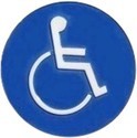 Schild für Rollstuhlfahrer